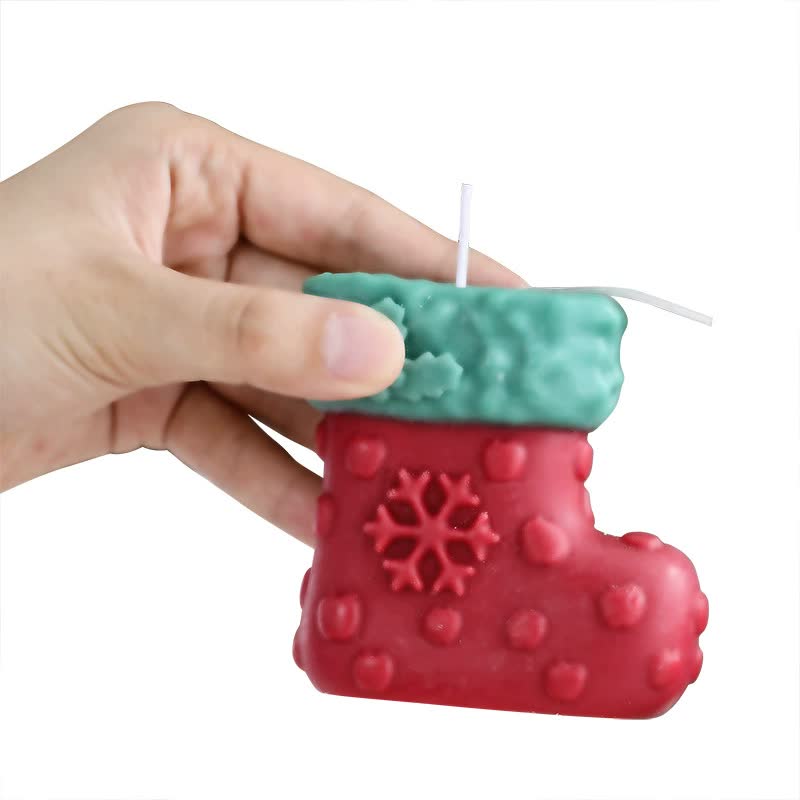 3PCS Christmas Scented Candle Gift Set - Elk, Tree, Gingerbread Man, Glove Shaped for Women, Xmas Home Decor, Party, Bedroom, Table Decorations - casaculinary