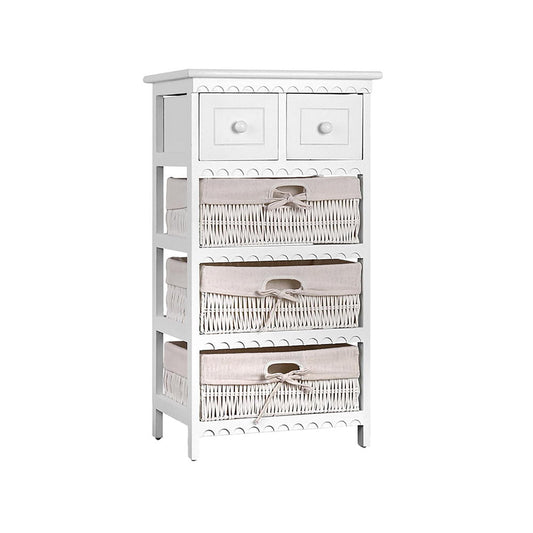 Artiss 2 Chest of Drawers with 3 Baskets - ELIOT - casaculinary