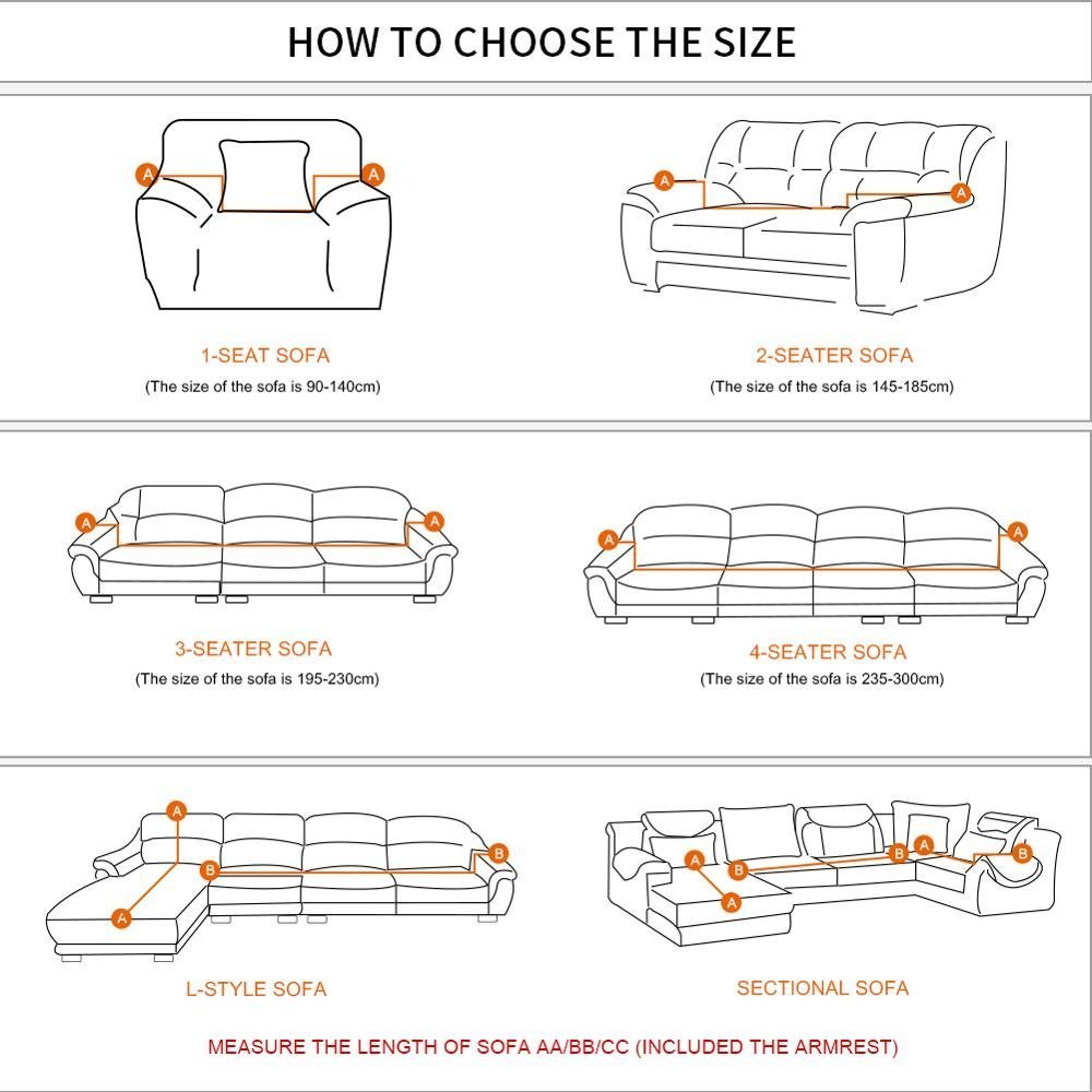Velvet L Shaped: Sofa Cover For Living Room