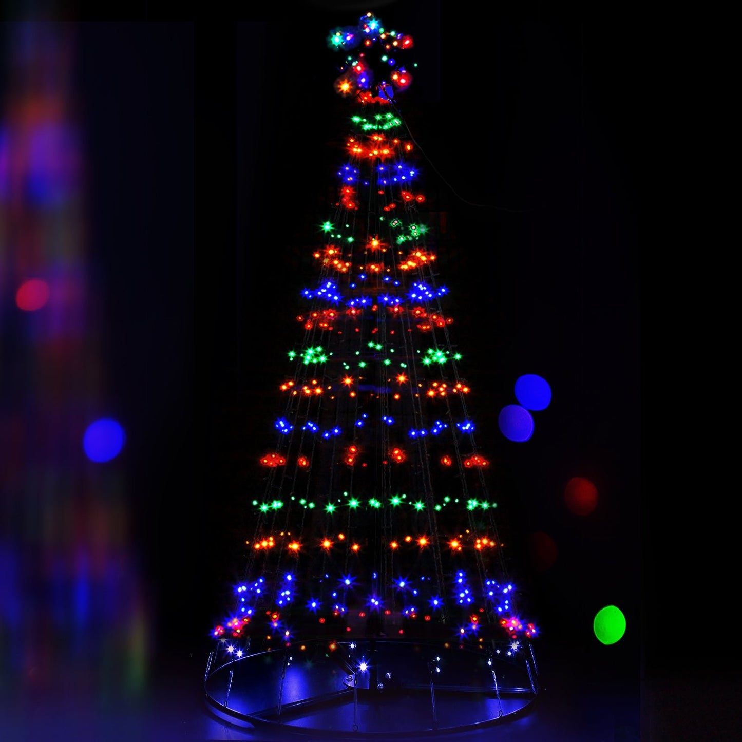 2.1M Christmas Tree 264 LED Solar Jingle Jollys - casaculinary