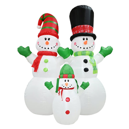 Airpower Snowman Family 3 pieces 240cm - casaculinary