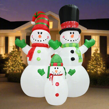 Airpower Snowman Family 3 pieces 240cm - casaculinary