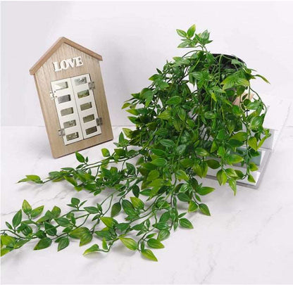 Artificial Vine Green Plant Hanging Ivy for Home Garden Decoration & Wreath Outdoor Decor 