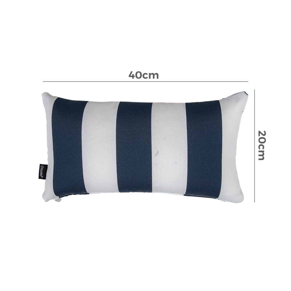 Bicolour Outdoor Lumbar Cushion Pillows 