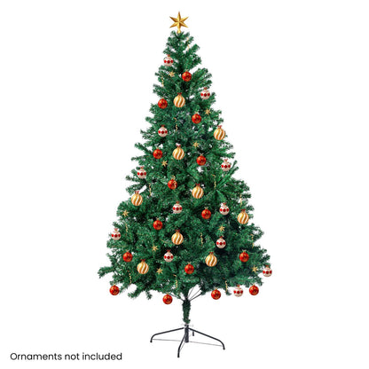 Christabelle Green Christmas Tree 2.1m Xmas Decor Decorations - 1200 Tips - casaculinary