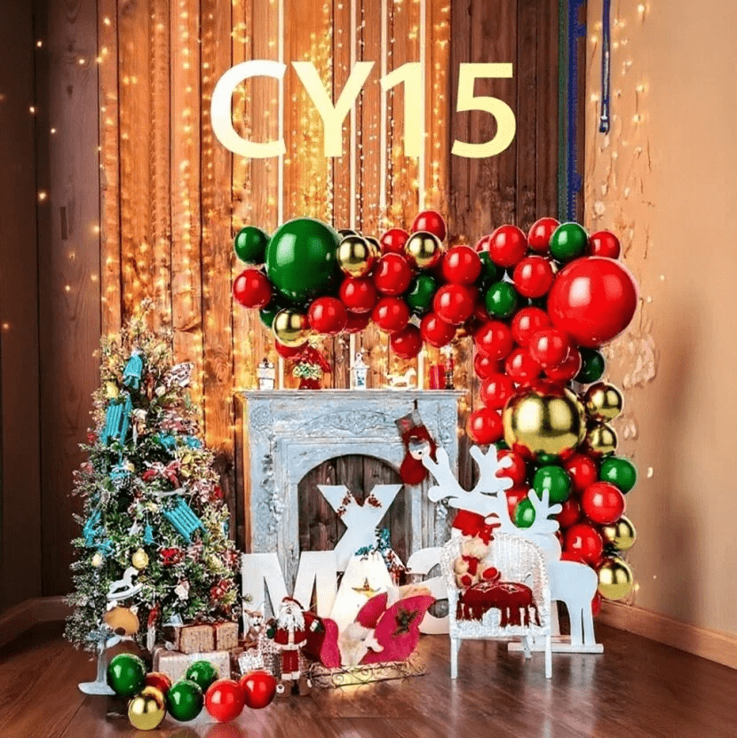 Christmas Balloon 2 - Pack Combo: Latex & Foil Holiday Decor | Arch & Tree Sets for 2025 Christmas - casaculinary
