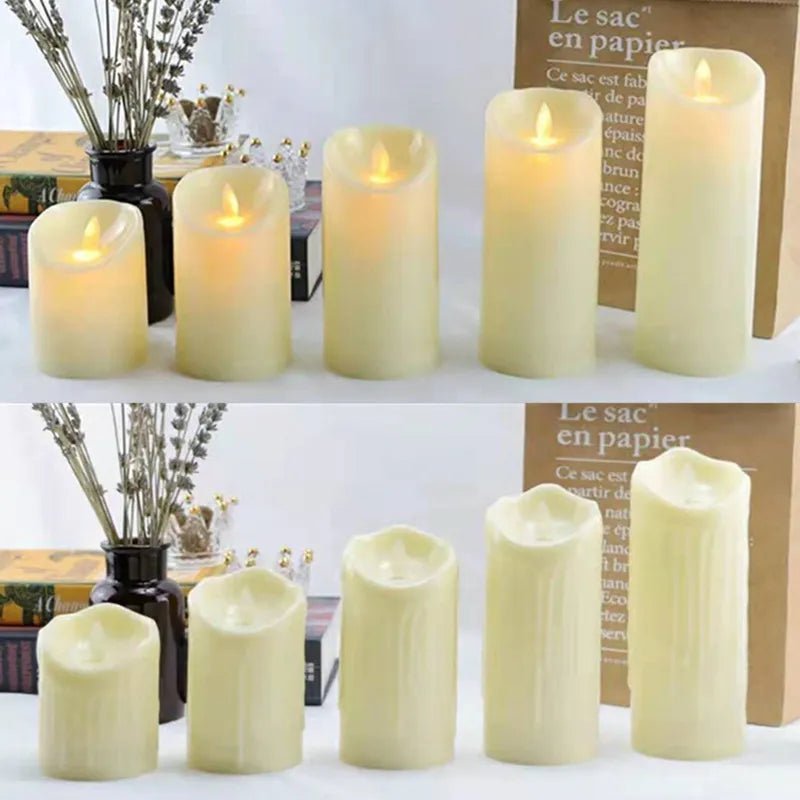 Flameless Flickering LED Candles,Tealight: Halloween Home Decor 