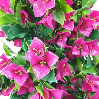 Hanging Artificial Bougainvillea Plant (Pink / Lilac) UV Resistant 90cm 