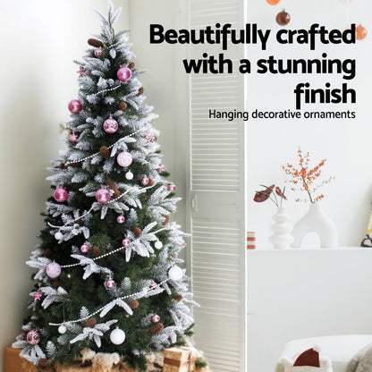 Jingle Jollys 33pcs Christmas Tree Decorations Set Baubles Ornaments Party Pink - casaculinary