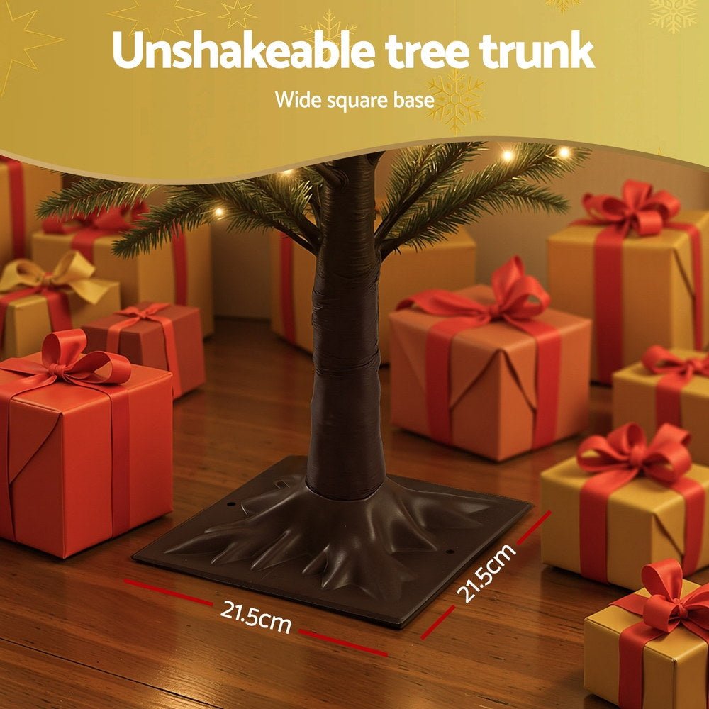 Jingle Jollys Christmas Tree 1.8M Pre - lit LED Xmas Tree 8 Modes Party Decoration - casaculinary