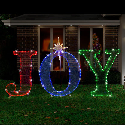 LED Mesh Tinsel Joy with Stand Twinkle - casaculinary