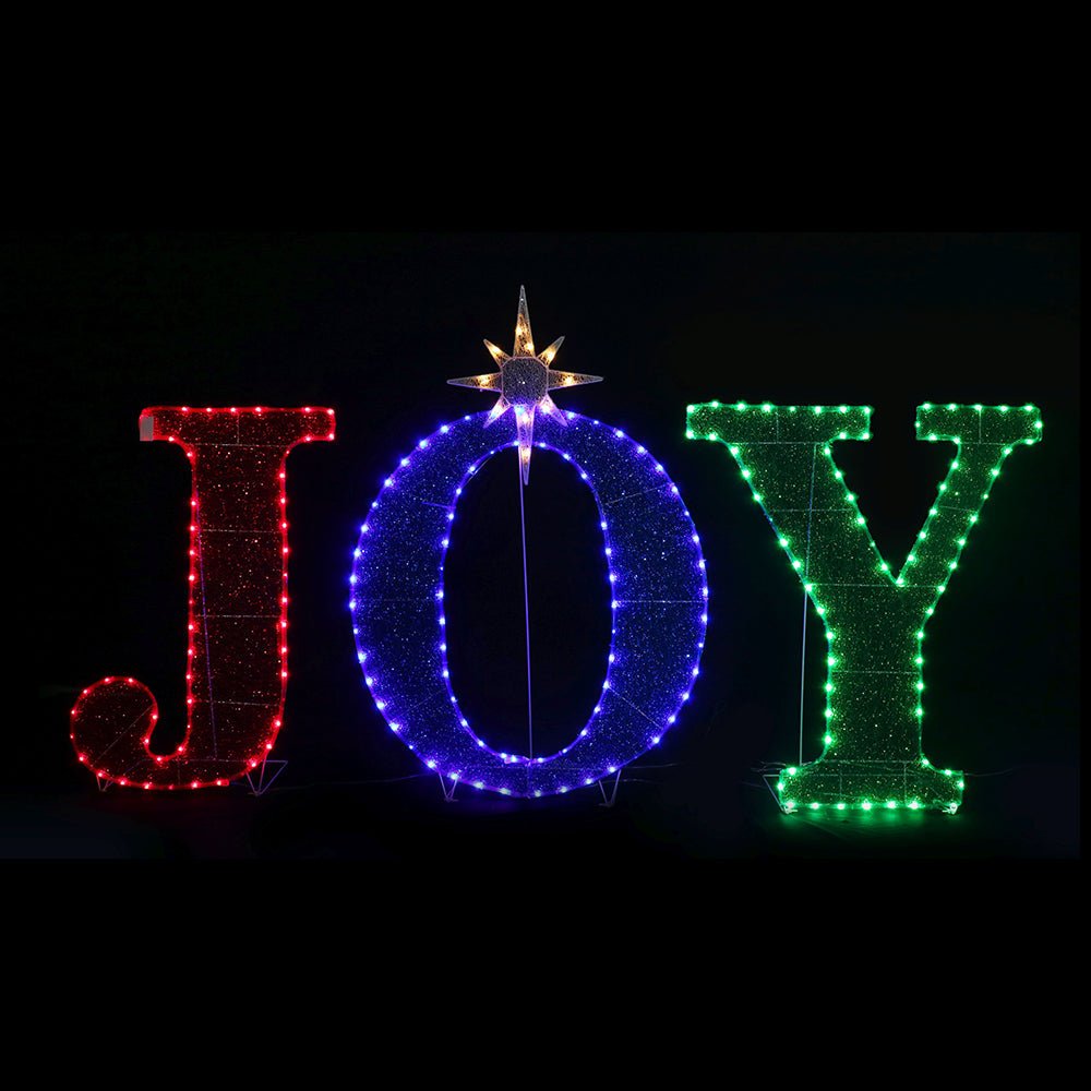 LED Mesh Tinsel Joy with Stand Twinkle - casaculinary