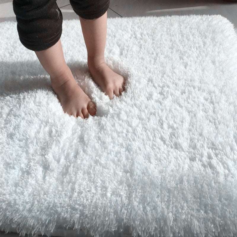 Nordic Fluffy Carpet For Bedroom & Anti - slip Soft Door Mat 