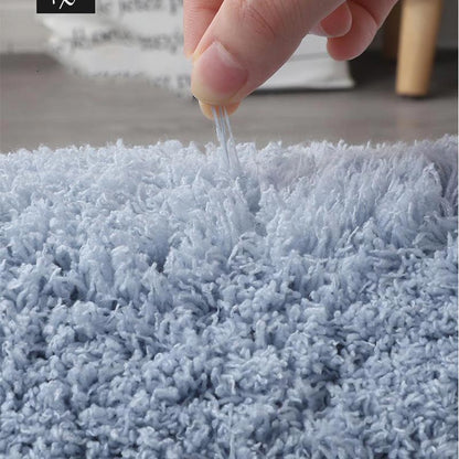 Nordic Fluffy Carpet For Bedroom & Anti - slip Soft Door Mat 