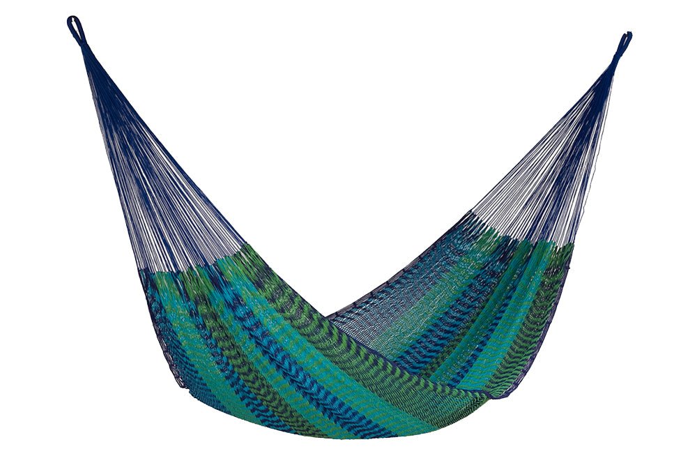 Outdoor undercover cotton Mayan Legacy hammock Family size Caribe 