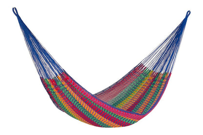 Outdoor undercover cotton Mayan Legacy hammock Family size Mexicana 