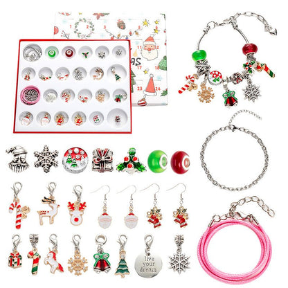 Sliver 44 - Piece Assorted Christmas Baubles Set with Elegant Designs in Wooden Gift Box - 3 - 6cm Decorative Ornaments for Tree, Home & Holiday Display - casaculinary