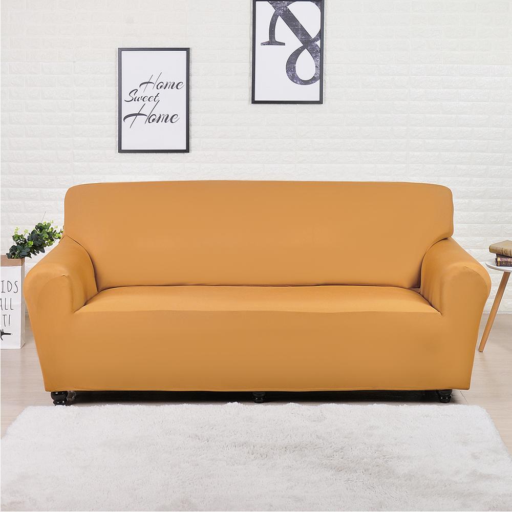 Solid Color Sofa: Big Elasticity Stretch Couch Cover for Convenience 