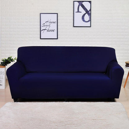 Solid Color Sofa: Big Elasticity Stretch Couch Cover for Convenience 