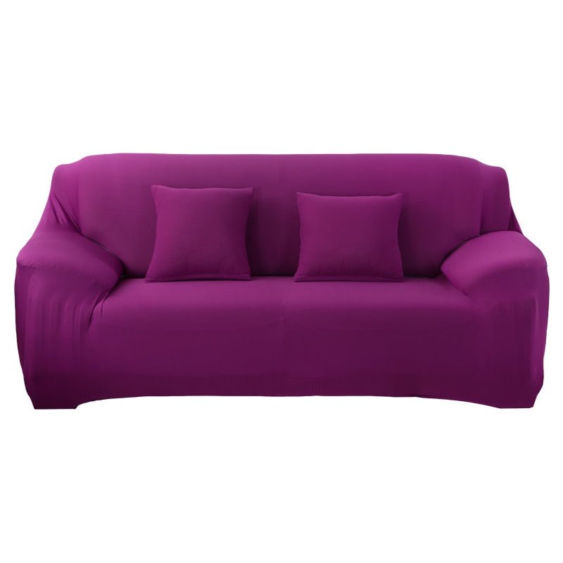 Solid Color Sofa: Big Elasticity Stretch Couch Cover for Convenience 