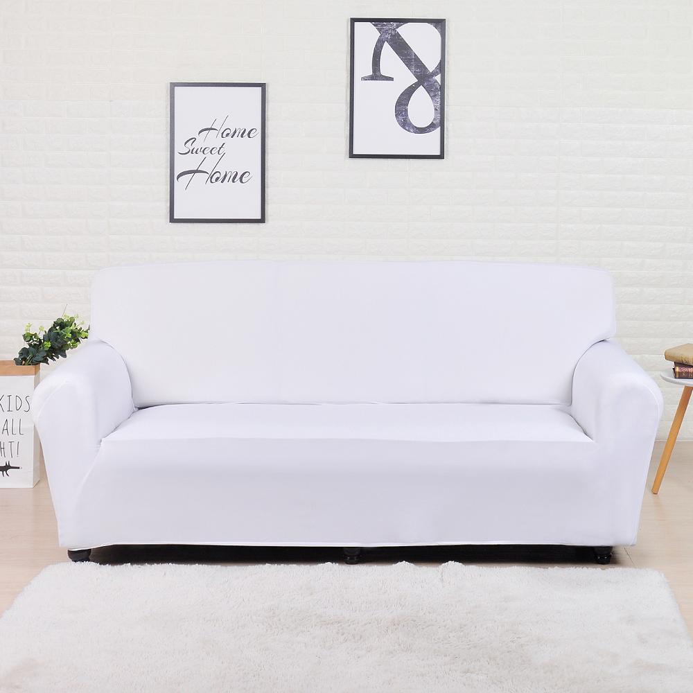 Solid Color Sofa: Big Elasticity Stretch Couch Cover for Convenience 