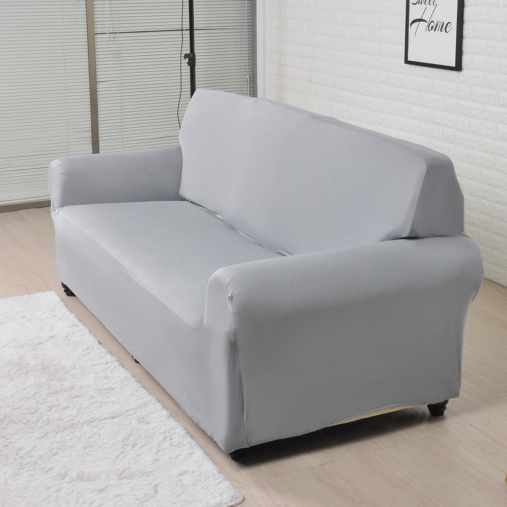 Solid Color Sofa: Big Elasticity Stretch Couch Cover for Convenience 