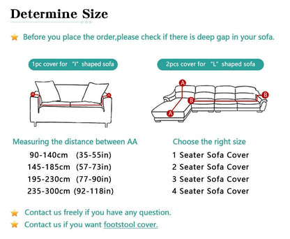 Solid Color Sofa: Big Elasticity Stretch Couch Cover for Convenience 