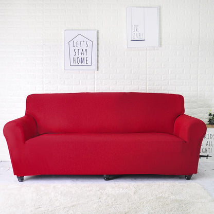 Solid Color Sofa: Big Elasticity Stretch Couch Cover for Convenience 