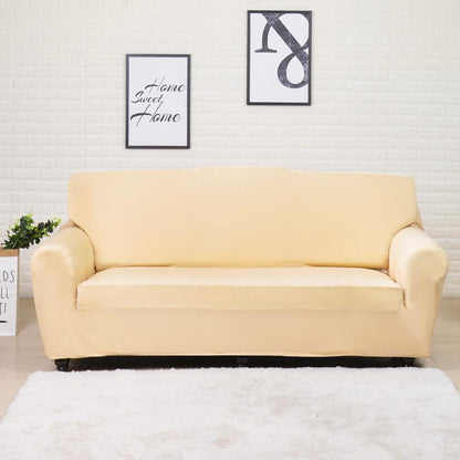 Solid Color Sofa: Big Elasticity Stretch Couch Cover for Convenience 