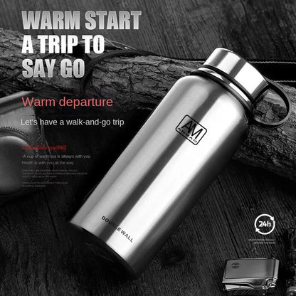 Stainless Steel Portable and Leak Proof Thermal Water Bottle 