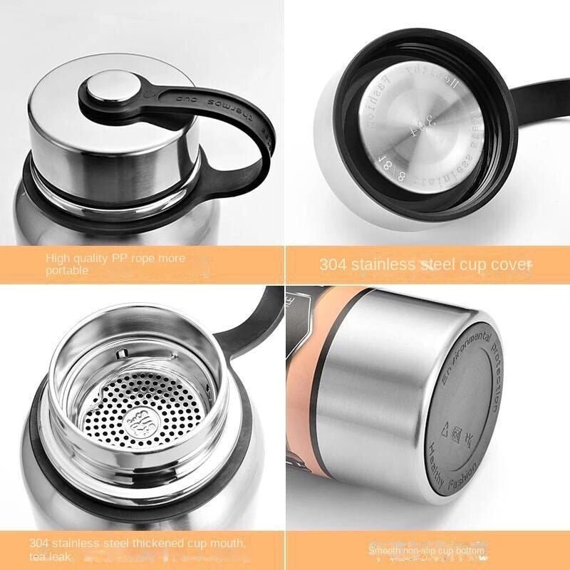 Stainless Steel Portable and Leak Proof Thermal Water Bottle 