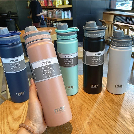 Stainless Steel Vacuum Flask Insulated Thermal Water Bottle 